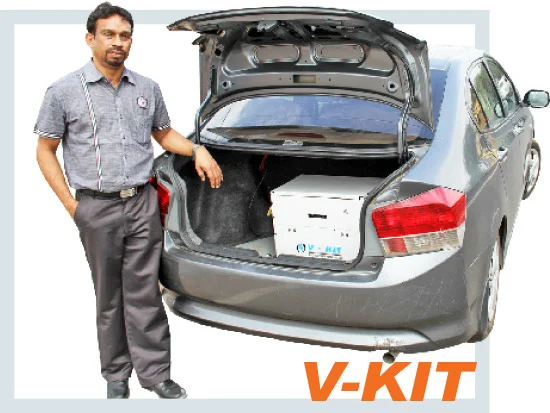 காரிலும் சேமிக்கலாம் மின்சாரம்! V-KIT