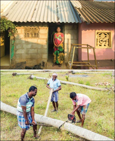 ‘கஜா’ துயர் துடைக்க... களத்தில் விகடன்!