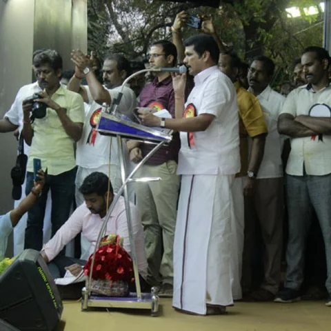 ``கலைஞரின் தளபதி ஸ்டாலின்; ஸ்டாலினின் தளபதி உதயநிதி!" - கரூரில் செந்தில்பாலாஜி பேச்சு
