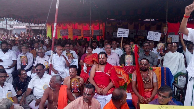 ஜீயரை சந்தித்து மன்னிப்பு கேட்டார் வைத்தியநாதன்!