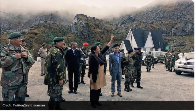 Defence Minister Nirmala Sitharaman’s ‘Namaste’ Video Goes Viral In China; Internet Users Hail Goodwill Gesture
