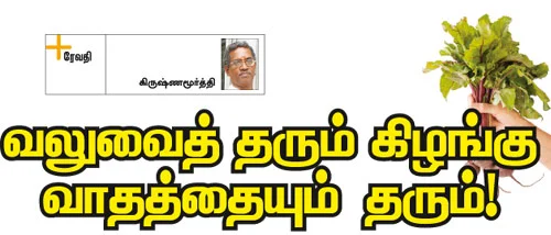 வலுவைத் தரும் கிழங்கு வாதத்தையும் தரும்!