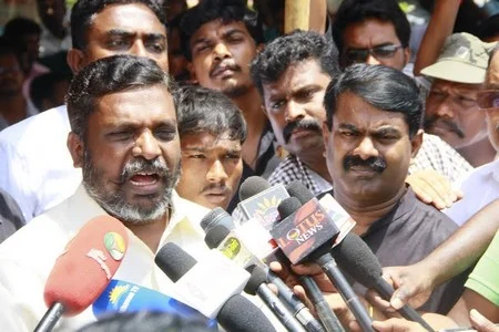 கில்ட் தயாரிப்பாளர் சங்க விவகாரம்: தமிழர் எழுச்சி இயக்கம் ஆர்ப்பாட்டம்!