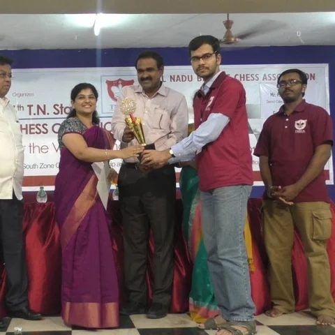 மாற்றுத் திறனாளிகளுக்கான சதுரங்கப் போட்டியில் விருதுநகர் இளைஞர் முதலிடம்!
