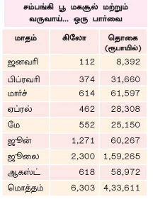 சாஃப்ட்வேர் இன்ஜினீயரின் சம்பங்கி சாகுபடி!