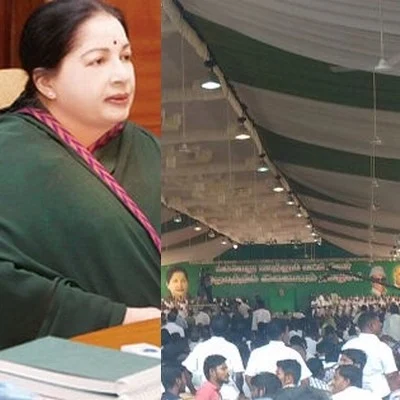 ' காவிரி கொந்தளிப்பில், கட்சி விழா தேவைதானா? ' -அதிர வைத்த அ.தி.மு.க கொண்டாட்டம்