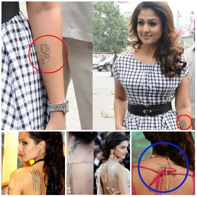 காதலுக்கு முன்... காதலுக்குப் பின்... ஹீரோயின்களின் டாட்டூ சொல்வது என்ன?