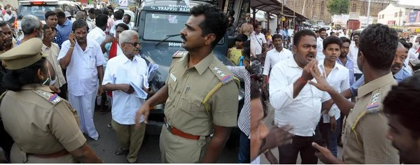 டிராபிக் ராமசாமியுடன் அ.தி.மு.க.வினர் மோதல்: ஸ்ரீரங்கத்தில் பரபரப்பு!