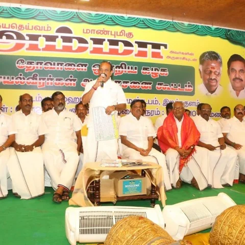 `யார் துணையும் இல்லாமல் தி.மு.க.வை எதிர்க்கும் வலிமை அ.தி.மு.க வுக்கு உண்டு’ -கடம்பூர் ராஜூ