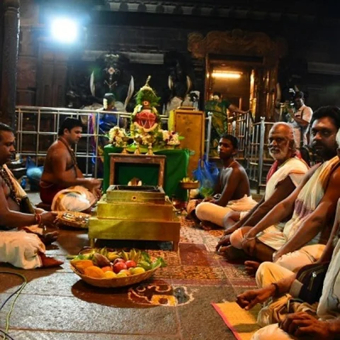 நெல்லையப்பர் கோயிலில் கும்பாபிஷேகம் பணிகள் தொடக்கம்