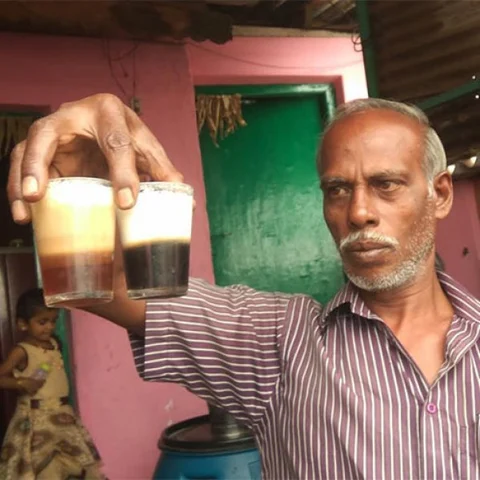 100 கஸ்டமரில் ஒருவர் குறை சொன்னார்! - ஒரு டம்ளரில் ஏழு லேயர்கள்; ஆச்சர்யப்படவைக்கும் டீக்கடைக்காரர் மாணிக்கம்