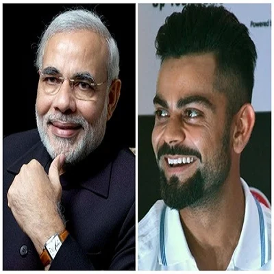 கோலி, அஸ்வினை புகழ்ந்த மோடி!