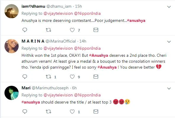 ``இப்படிப் பண்ணுவீங்கன்னு எதிர்பார்க்கல!’’ - சூப்பர் சிங்கர் ஜூனியர்ஸ் தீர்ப்புக்கு நெட்டிசன்ஸ் ரியாக்ஷன் #SuperSinger6