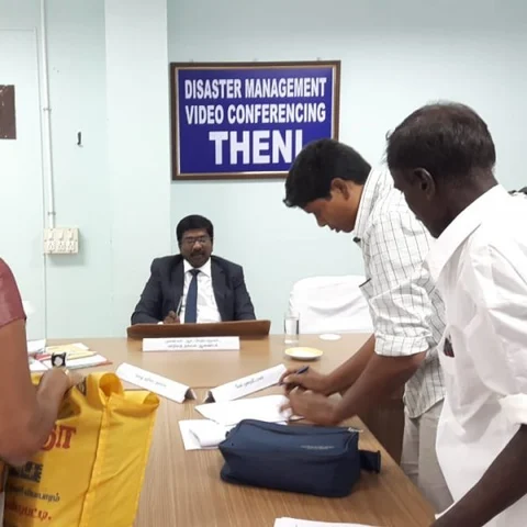 தேனி வந்த மாநிலத் தகவல் ஆணையர்… மேல்முறையீட்டு மனுக்கள் மீது விசாரணை!