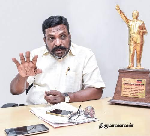 `ஹெச்.ராஜா குட்டிக்கரணம் போட்டாலும் அது நடக்காது! - திருமாவளவன் காட்டம்