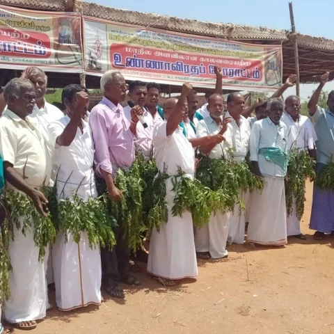``தேர்தலுக்குப் பிறகு பார்த்துக்கொள்கிறோம்!" - போராட்டத்தை வாபஸ்பெற்ற விவசாயிகள்