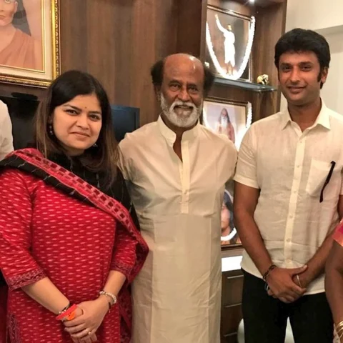 ரஜினிகாந்தை சந்தித்த பூனம் மகாஜன்