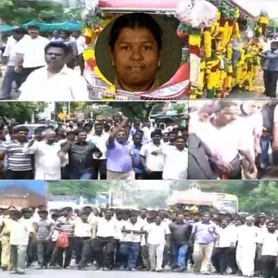 சொந்த ஊரில் டிஎஸ்பி விஷ்ணு பிரியா உடல் அடக்கம்!
