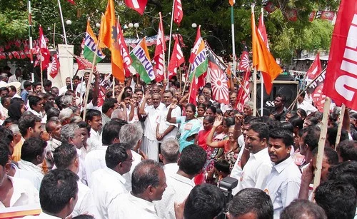 தமிழகம் முழுவதும் ஓரணியில் திரண்ட அனைத்து கட்சி தொழிலாளர்கள் (படங்கள்)