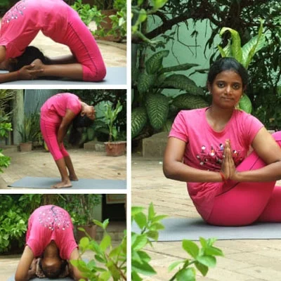 நிலத்தில் மட்டுமல்ல... நீரிலும் யோகா!
