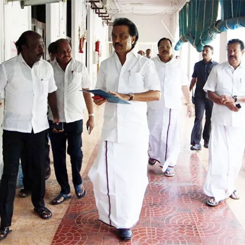 `கருணாநிதியின் பெருமையைப் போற்றிப் பேசினீர்கள்!' - ஈ.பி.எஸ், ஓ.பி.எஸ்-க்கு மு.க.ஸ்டாலின் நன்றி