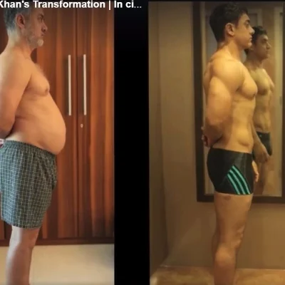 தங்கல் படத்துக்காக 30 கிலோ ஏற்றி இறக்கிய ஆமீர்கான் - வீடியோ ! #FATtoFIT
