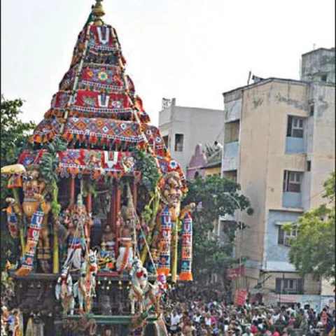 குற்றாலநாதசுவாமி திருக்கோயில் சித்திரை விசு திருவிழா தேரோட்டம்!