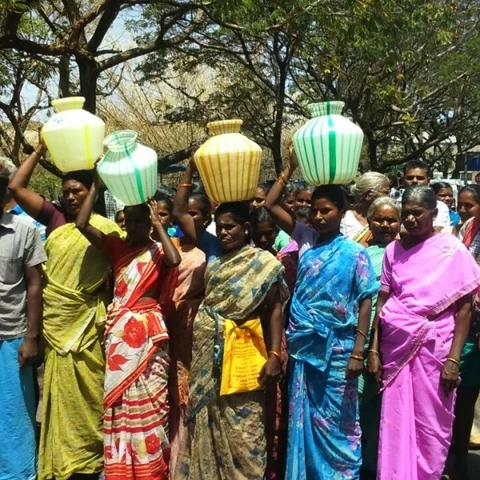 தாகத்தில் தவிக்கும் திண்டுக்கல்!