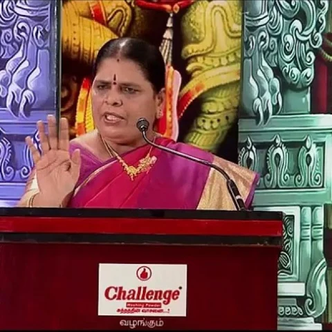 `ஒவ்வொரு வீட்லயும் நடக்கிற விஷயத்தைத்தான் பட்டிமன்றங்களில் பேசுறேன்' - பேச்சாளர் சாந்தாமணி!