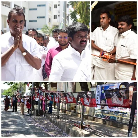 அவசர சிகிச்சை பிரிவுக்கு அருகிலேயே 10,000 வாலா பட்டாசு! - சர்ச்சையில் அ.தி.மு.கவினர்