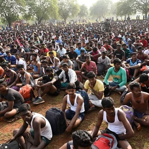 திருச்சி ராணுவ ஆள்சேர்ப்பு முகாமில் தமிழ் இளைஞர்களுக்குப் பாரபட்சம்!