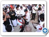 சென்னை வந்த ஆ.ராசாவுக்கு தொண்டர்களின் வரவேற்பு...