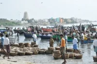 ராமேஸ்வரம் மீனவர்கள் மீது இலங்கை கடற்படை மீண்டும் தாக்குதல் (படங்கள்)