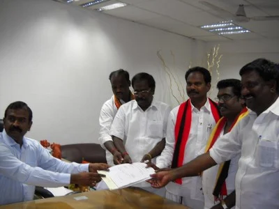 காஞ்சி, ஸ்ரீபெரும்புதூர் ம.தி.மு.க. வேட்பாளர்கள் வேட்புமனு தாக்கல்!