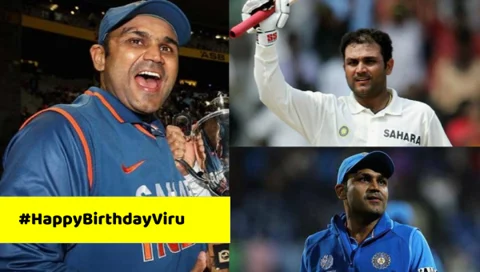 கொண்டாட்டத்தின் இன்னொரு பெயர் ஷேவாக்! #HappyBirthdayViru