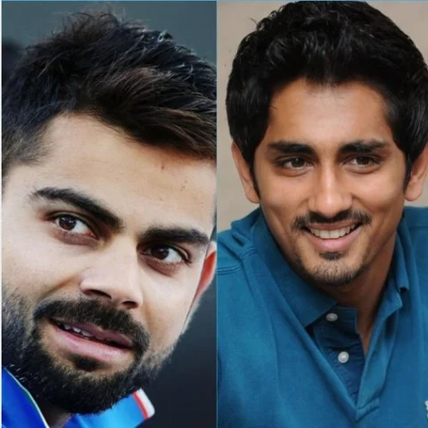 `கிங் கோலி’ கொஞ்சம் யோசித்துப் பேசுங்கள் - சித்தார்த் அட்வைஸ்