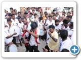 சென்னை வந்த ஆ.ராசாவுக்கு தொண்டர்களின் வரவேற்பு...