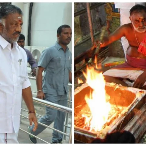 அதிகாலையில் நடந்த யாகம்; கோட்டைக்கு வந்த ஓ.பி.எஸ் - வழக்குக்காக நடத்தப்பட்டதா?