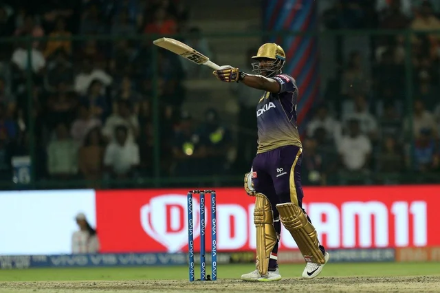 61/5 டு 185/8; ரஸல் - தினேஷ் கார்த்திக் மேஜிக்! - டெல்லிக்கு 186 ரன்கள் இலக்கு நிர்ணயித்த கொல்கத்தா #DCvKKR