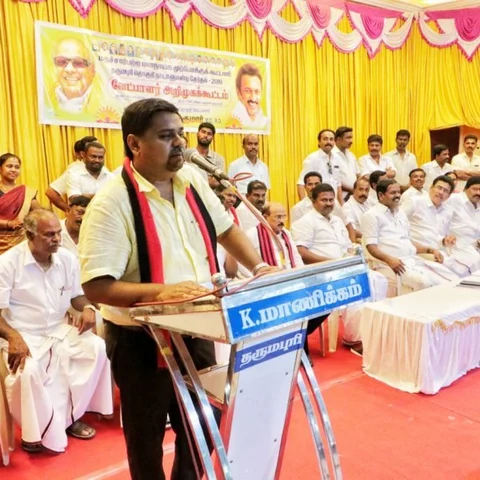 தைலாபுரம் தோட்டத்து செக்யூரிட்டி உங்களை விடமாட்டார் - அறிமுக கூட்டத்தில் திமுக வேட்பாளர் பேச்சு