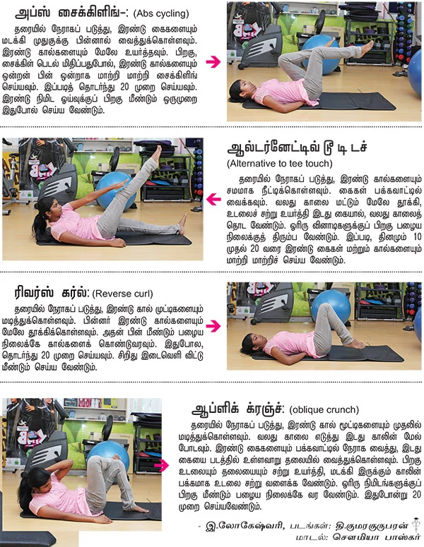 தொப்பையை குறைக்கும் வொர்க் அவுட்ஸ்