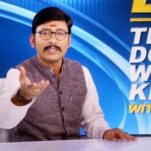 `தெர்மக்கோல், பசுக் காவலர்கள், யோகா!’ - ஆர்ஜே பாலாஜியின் 'எல்.கே.ஜி' டிரெய்லர்