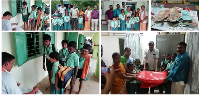 `நாங்க இருக்கோம்; பயம் வேண்டாம்!’ - தெம்பு கொடுத்த அரசுப் பள்ளி மாணவர்கள் #RestoreDelta