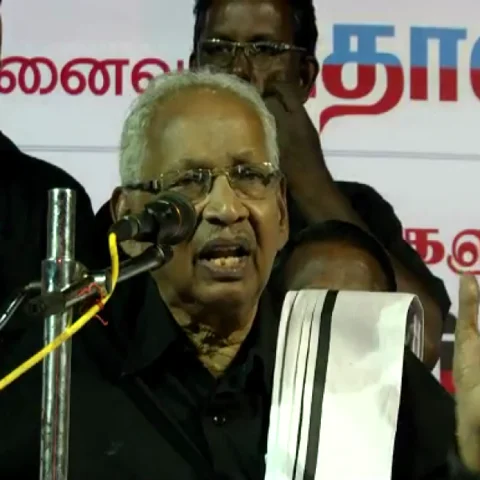 `ஜெயலலிதா ஆட்சியா நடத்துறீங்க, அவரது ஆவிகூட உங்களை மன்னிக்காது!'- கி.வீரமணி விமர்சனம்