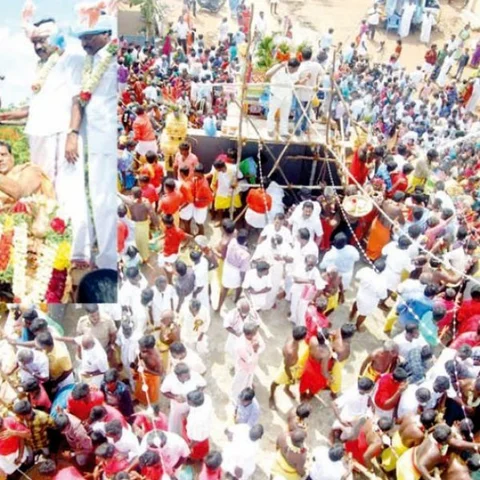 மகா மாரியம்மன் கோயில் கும்பாபிஷேகம்! - ஆயிரக்கணக்கான பக்தர்கள் தரிசனம்