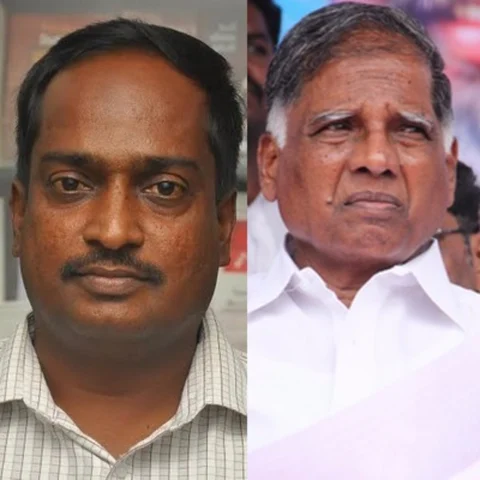 'கட்சிதான் சம்பளம் கொடுக்கிறது; சட்டையும் கொடுக்கிறது!' -ஆர்.கே.நகரில் சி.பி.எம் லோகநாதன்