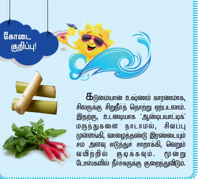 வணக்கம் சம்மர்! சில்லுனு சமாளிக்கலாம்