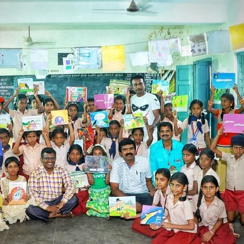 தொடக்கப்பள்ளியில் நடந்த ஃபேர்வெல் விழா! அரசுப் பள்ளி கலக்கல்