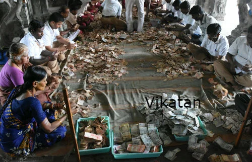 நெல்லையப்பர் கோயில் உண்டியல் திறப்பு