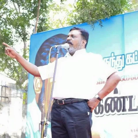 போராட்டத்துக்கு ஆட்டோவில் வந்த கட்சிக்காரர்கள்! - திருமாவளவன் மீது 3 பிரிவில் வழக்குப்பதிவு